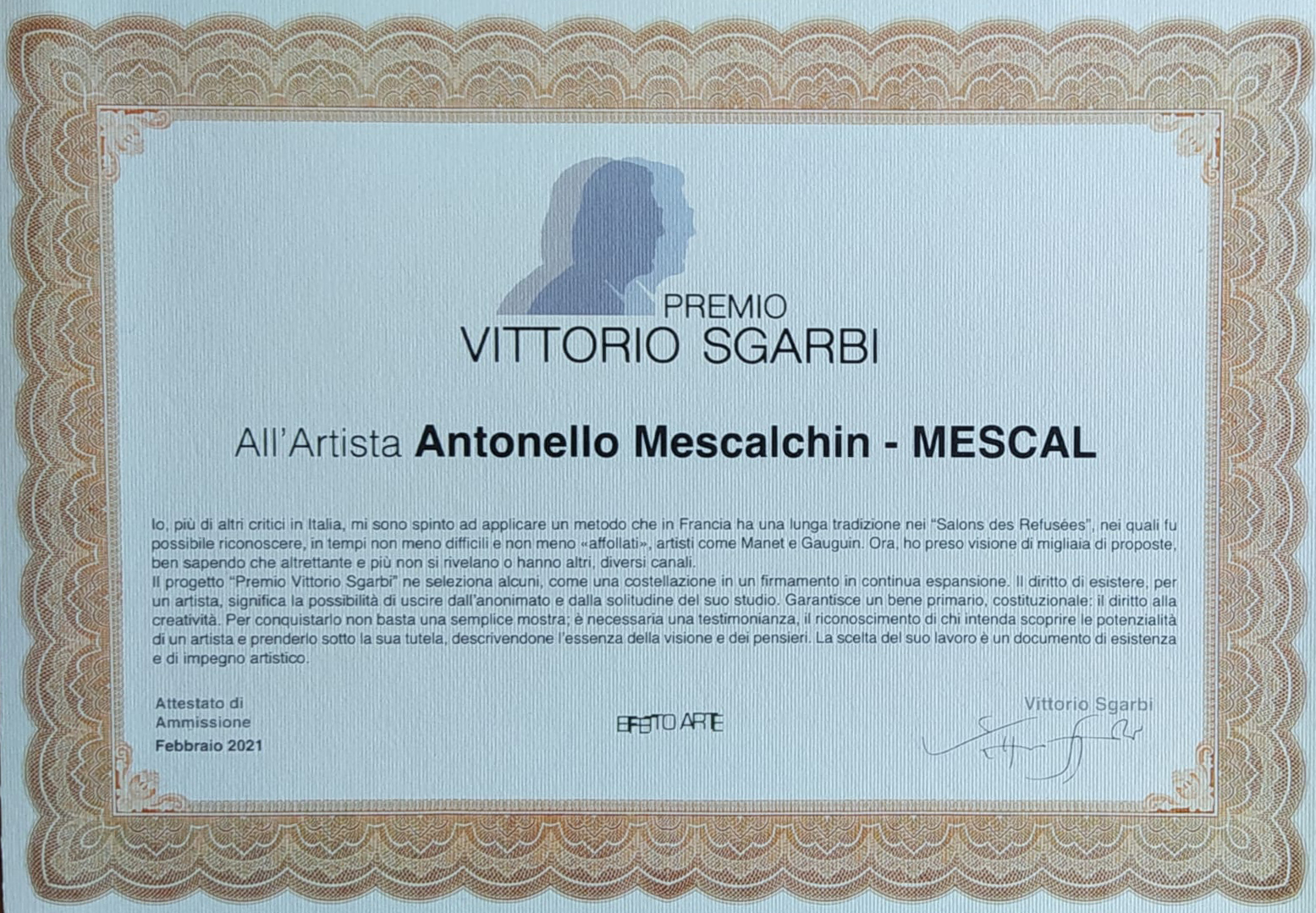 Premio Vittorio Sgarbi